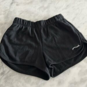 Victoria’s Secret pink relaxed sweat short-size med- black